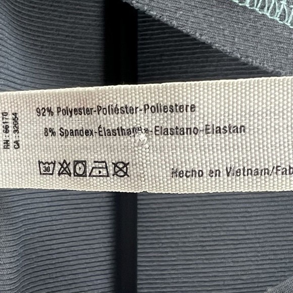 Free People Movement Womens Gray Teal Lined Hooded Half Zip Top Size Small - Picture 5 of 5